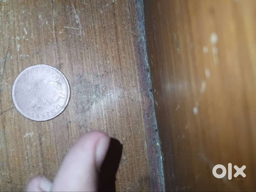 One Quarter Anna coin from British India, minted in 1882 during the re