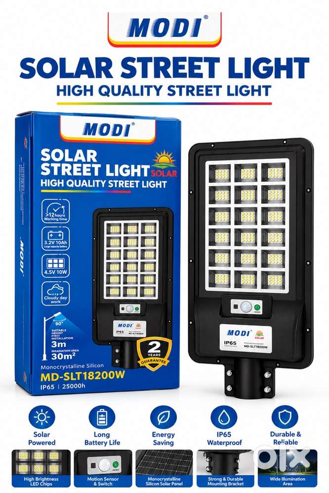 MODI Solar Street Light with Remote Control
