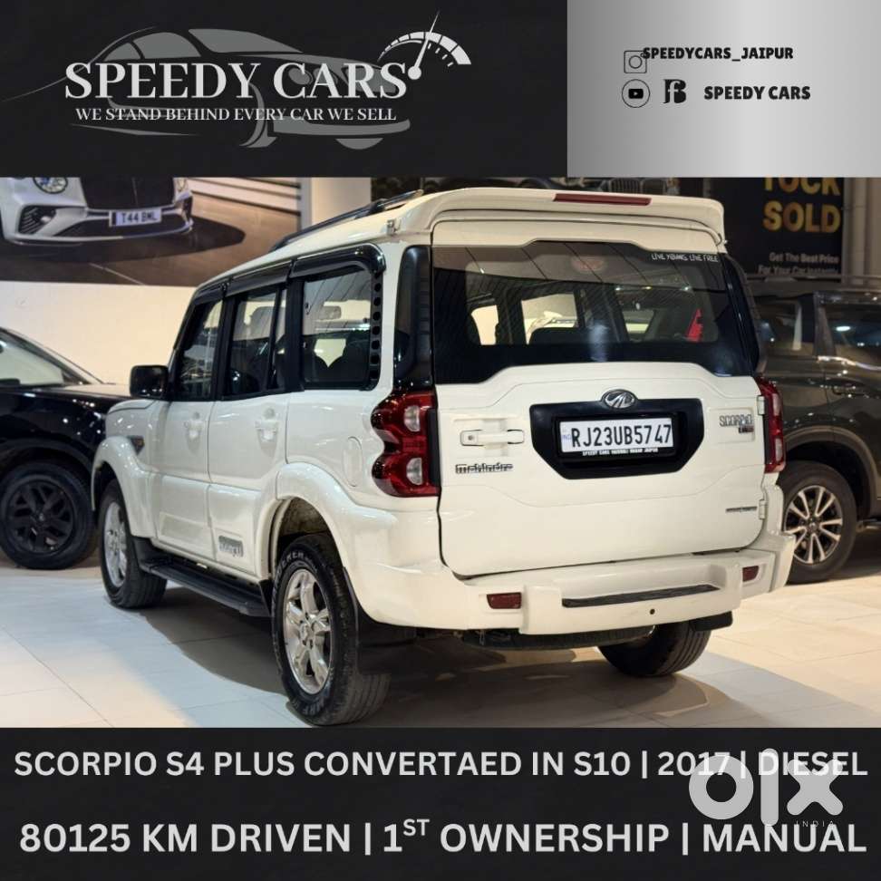 Mahindra Scorpio S4 Plus, 2017, Diesel