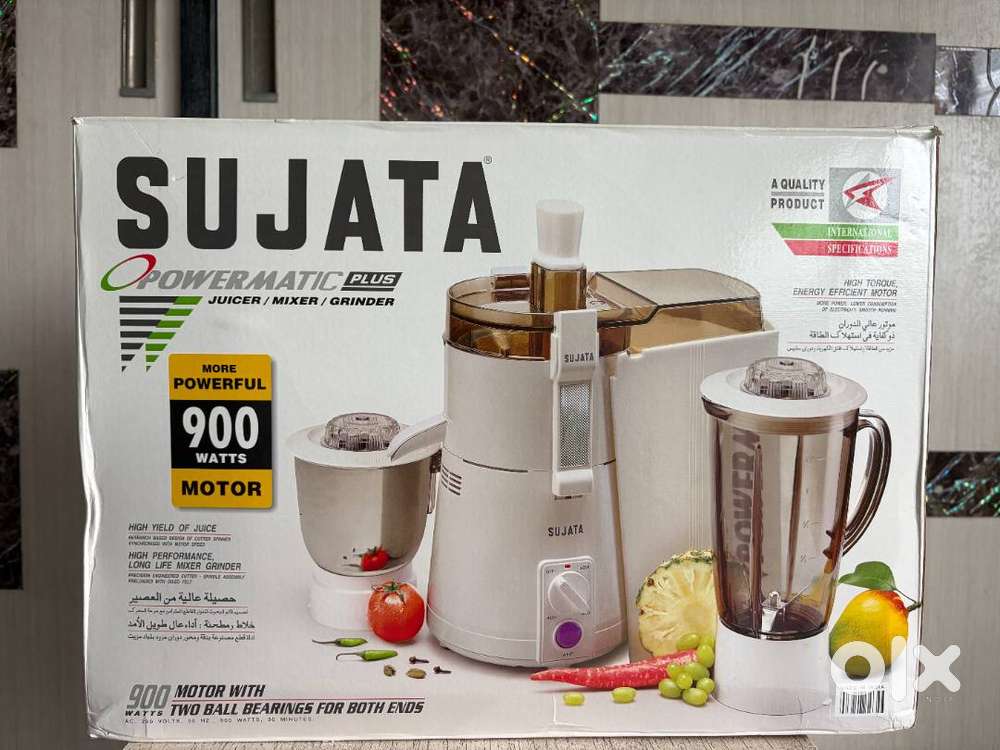 Sujata Powermatic Plus Juicer Mixer Grinder|900 Watts
