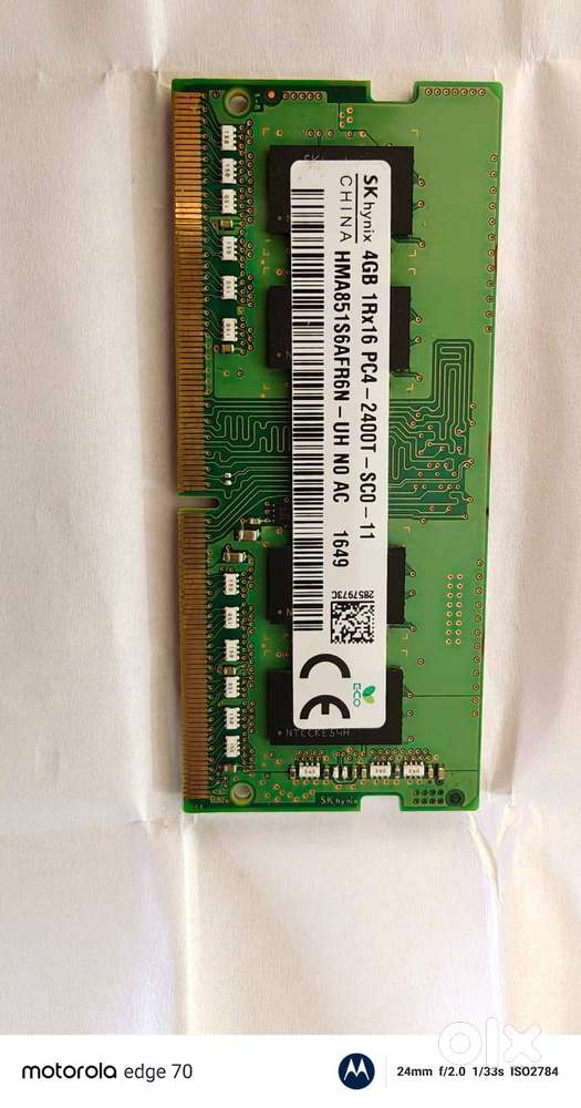 SK HYNIX 4GB DDR4 Laptop Ram 2400MHz