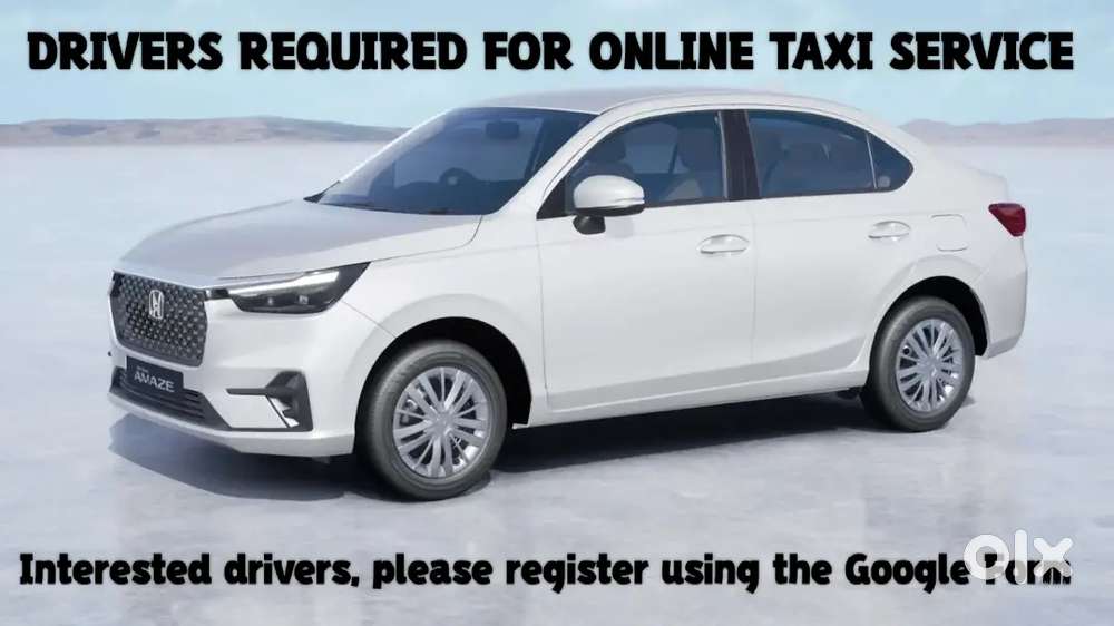 Driver Required For Taxi Service