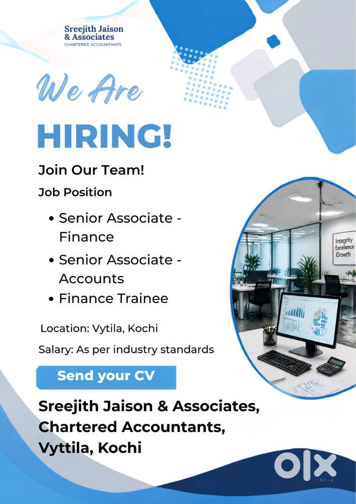 Senior Associate Finance