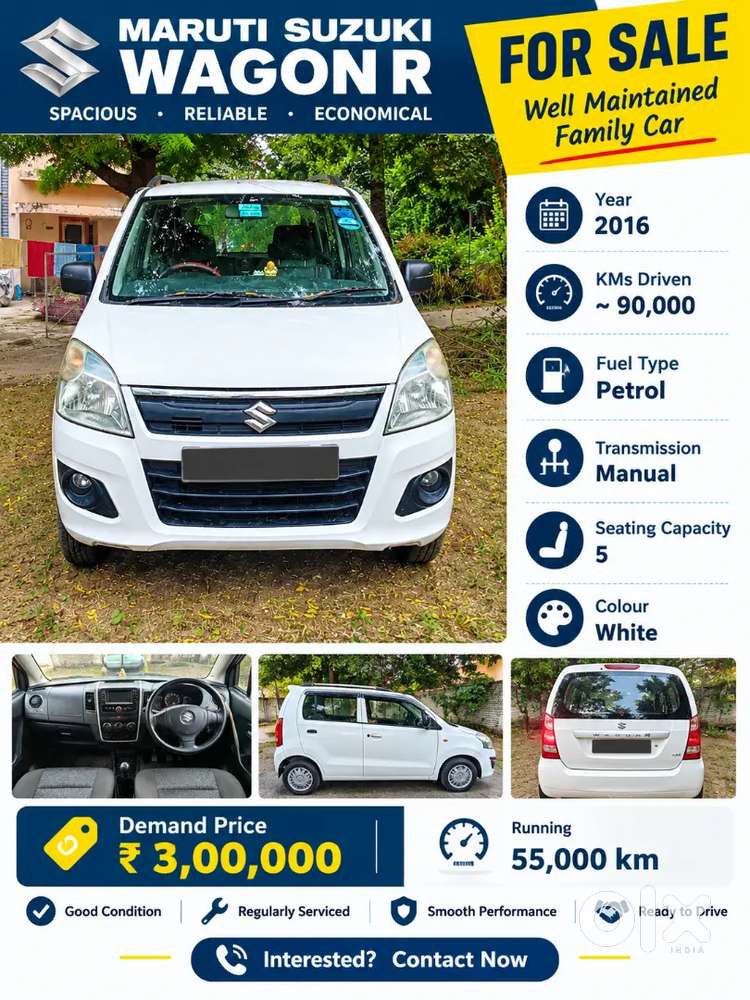 Maruti Suzuki Wagon R Lxi 2016