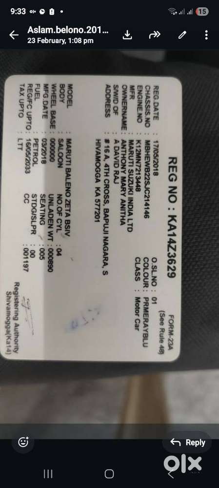 Maruti Suzuki Baleno 1.2 Zeta Shvs, 2018, Petrol