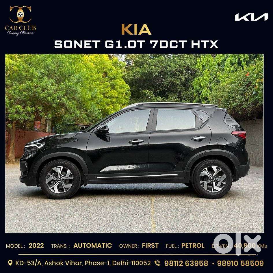 Kia Sonet 1.0 Htx Dct Anniversary Edition, 2022, Petrol