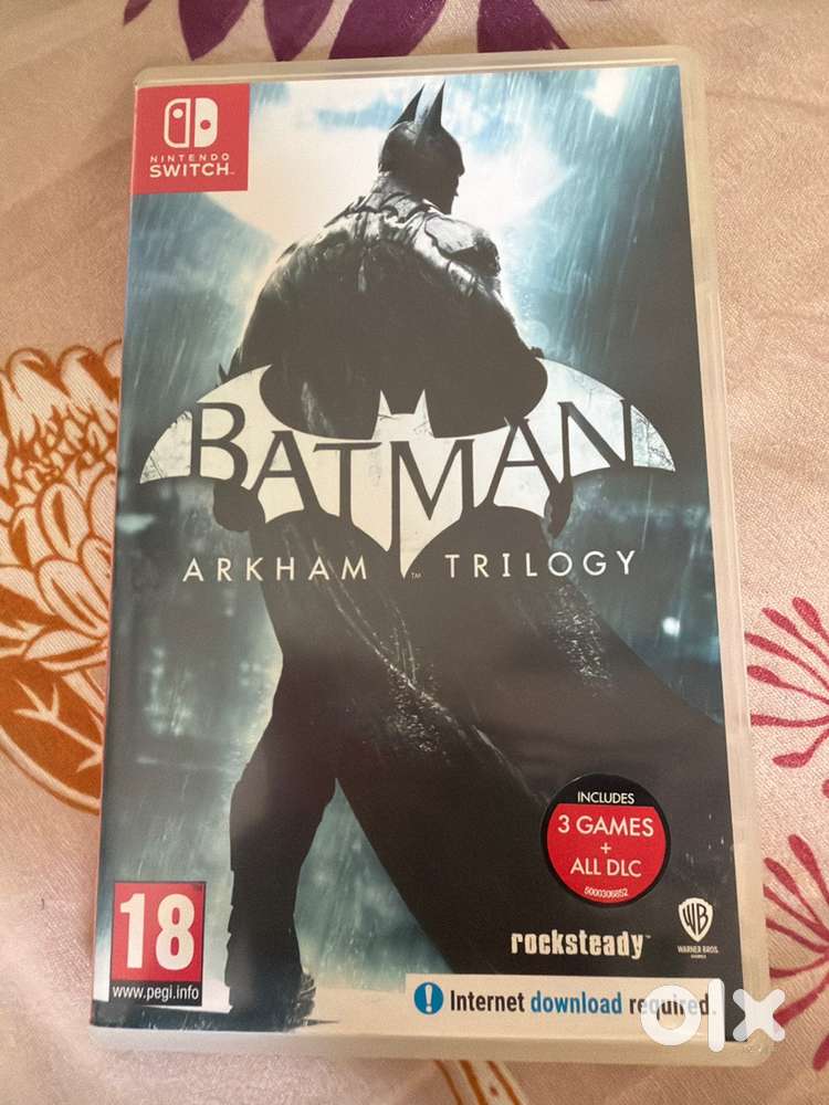 Nintendo Switch Batman: Arkham Triology(with box) + Sonic Team racing