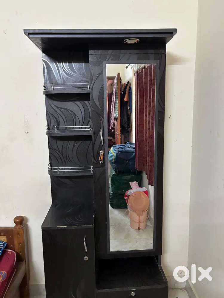 Modern Black Dressing Table with Mirror & Storage - Other Household Items  in undefined, - 1842533738