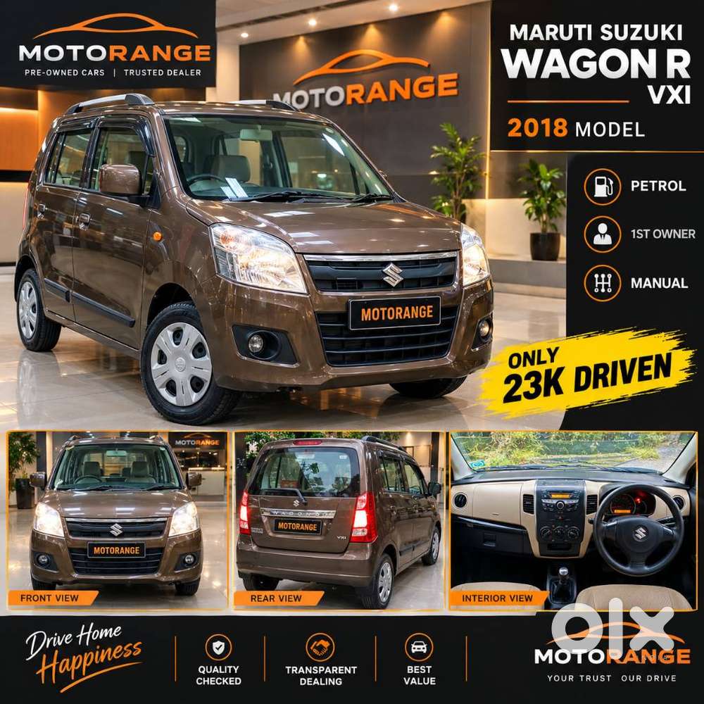 Maruti Suzuki Wagon R Vxi, 2018, Petrol