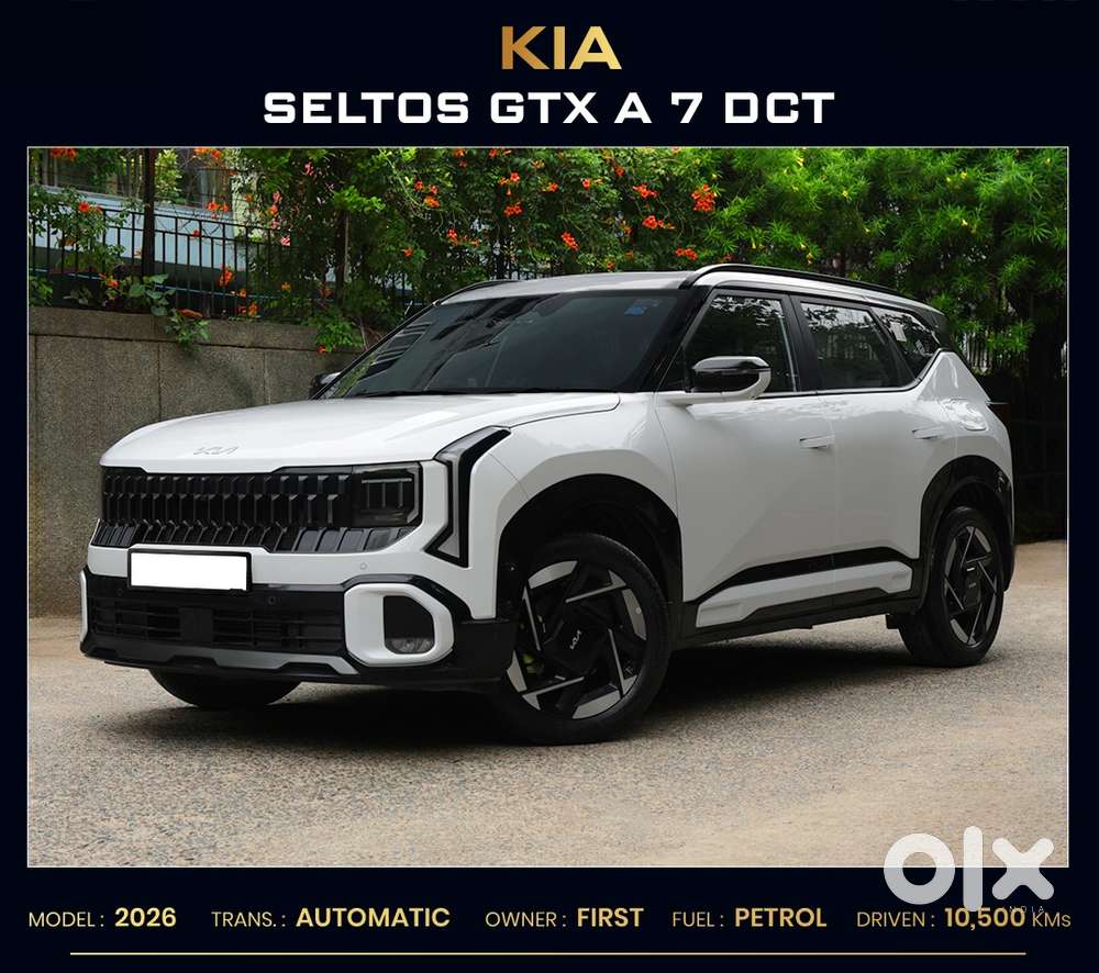 Kia Seltos Gtx Plus 1.5 Turbo Petrol Dct, 2026, Petrol