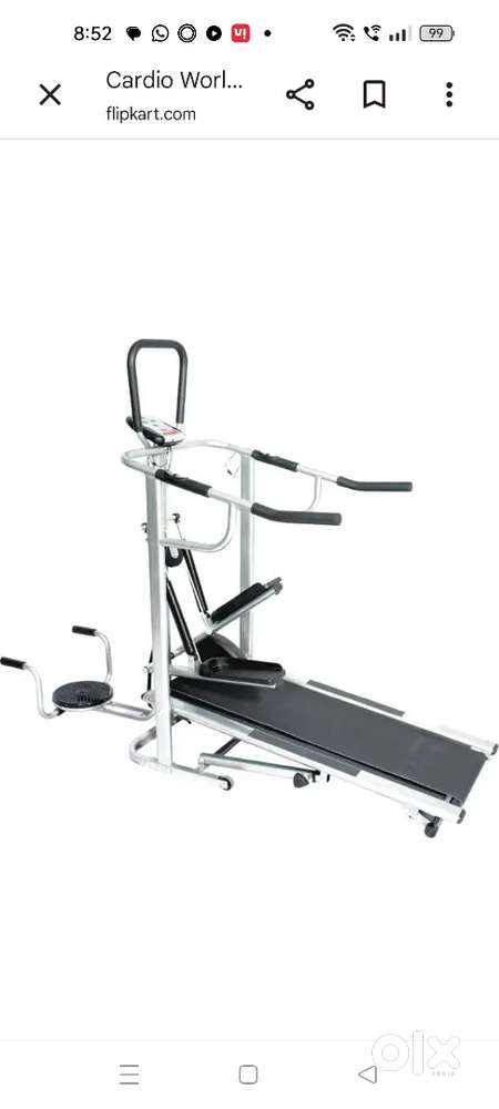 Treadmill manual in good condition