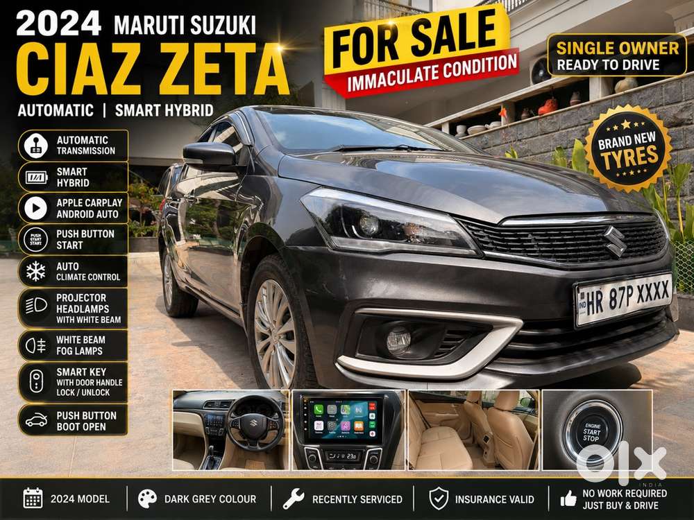 2024 Maruti Suzuki Ciaz Zeta At  Automatic  Smart Hybrid