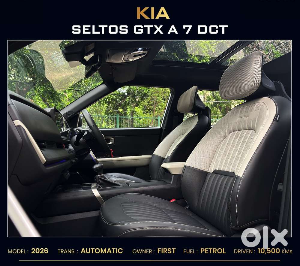 Kia Seltos Gtx Plus 1.5 Turbo Petrol Dct, 2026, Petrol