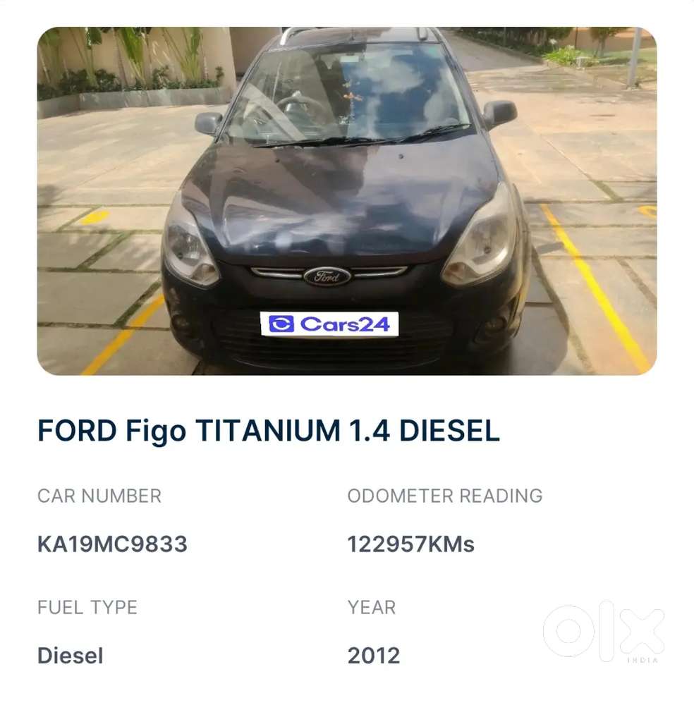 Ford Figo Titanium 2012 Diesel Car