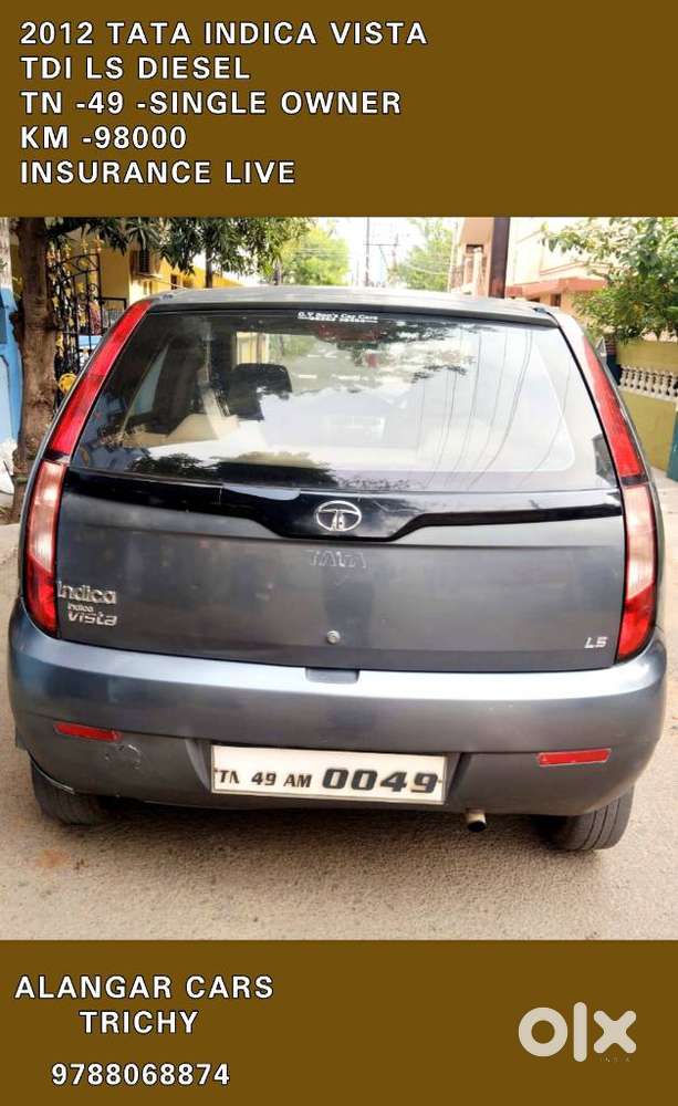 Tata Indica Vista Tdi Ls, 2012, Diesel