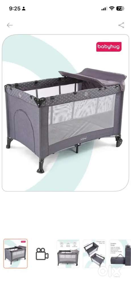 A playpen in a brand new condition