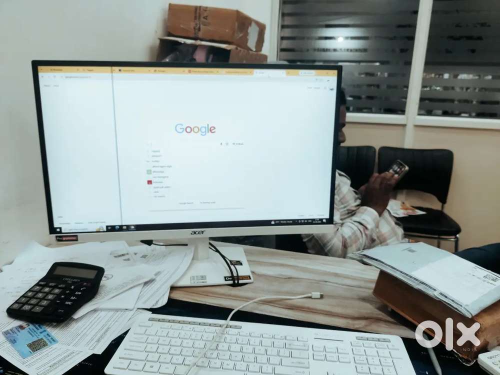 Acer 27 inches led monitor only line issue working condition