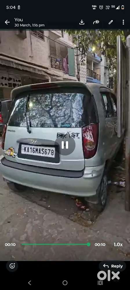 Hyundai Santro 2002 Petrol 116600 Km Driven.