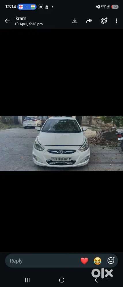 Hyundai Verna Diesel 2015 Manual Sx (o)