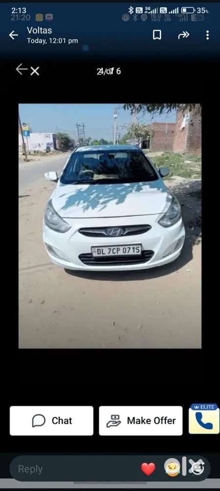 Hyundai Verna 1.6 Sx 2012