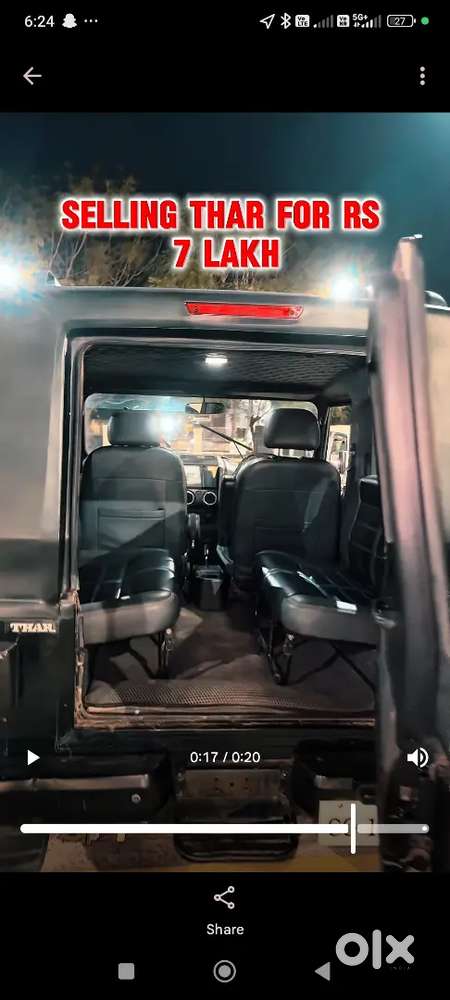 Mahindra Thar 2016 Diesel 81000 Km Driven