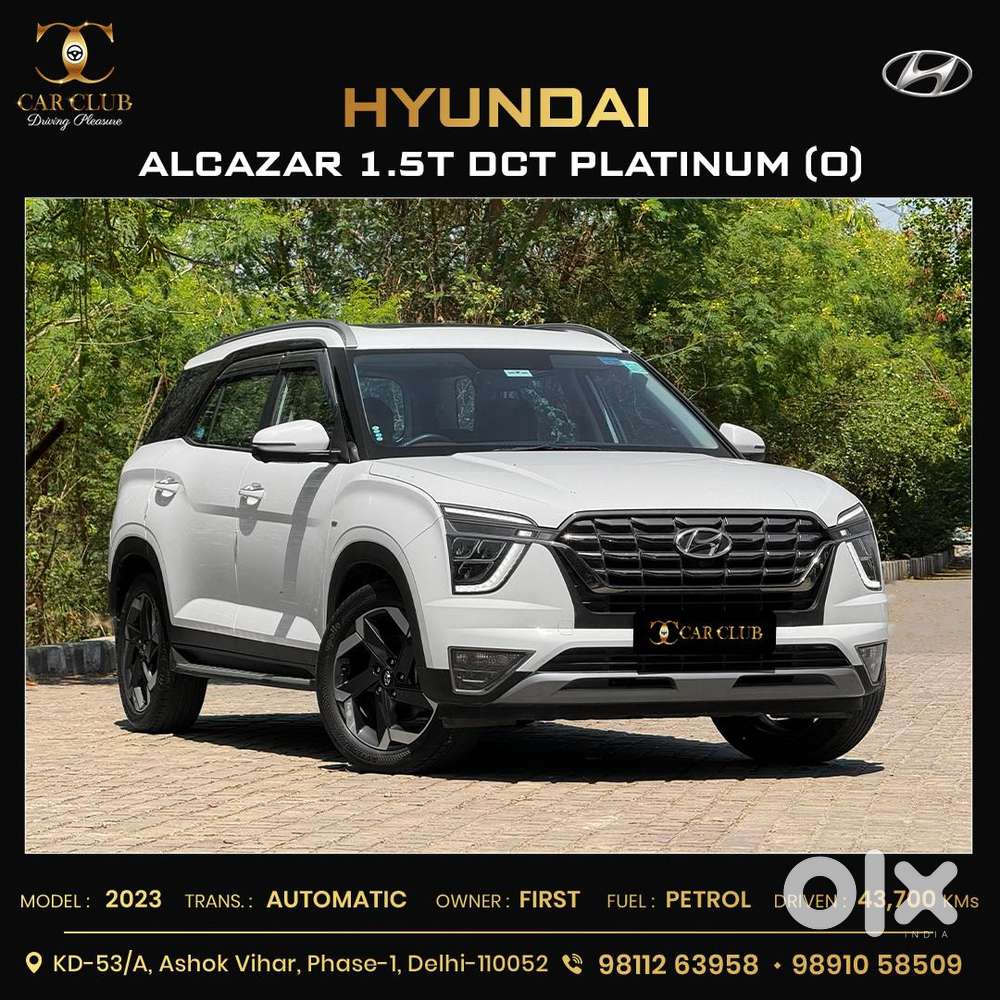 Hyundai Alcazar Platinum (o) 7 Str 1.5 Petrol Dct, 2023, Petrol