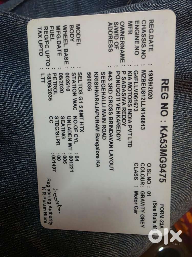 Kia Seltos Htx G, 2020, Petrol