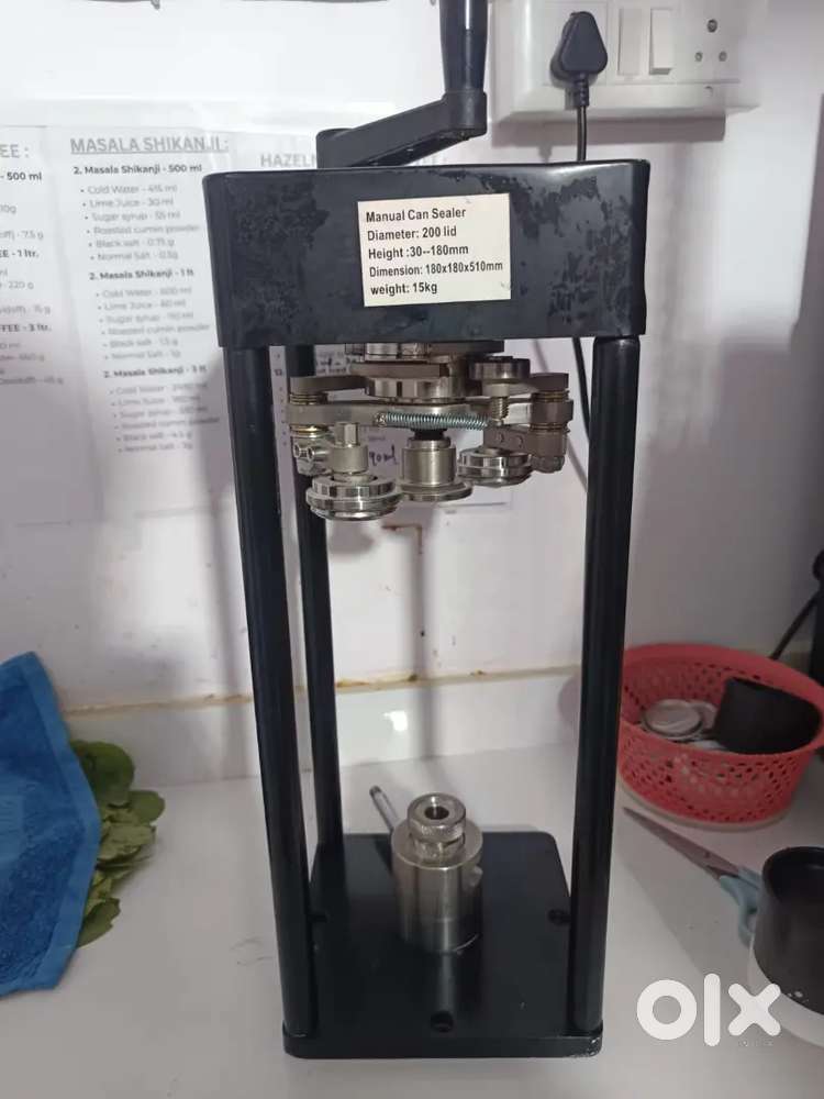 Manual can sealing machine