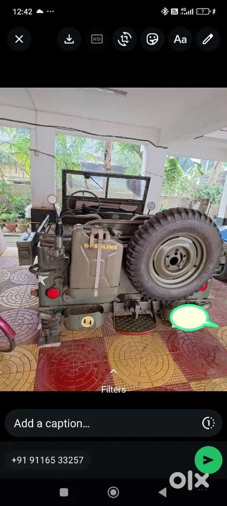 Willys 54 Modal Left Hand Original Jeep Four Wheel Drive Isuzu Engine