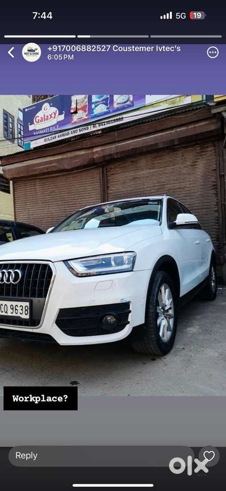 Audi Q3 2014 Diesel 100000 Km Driven