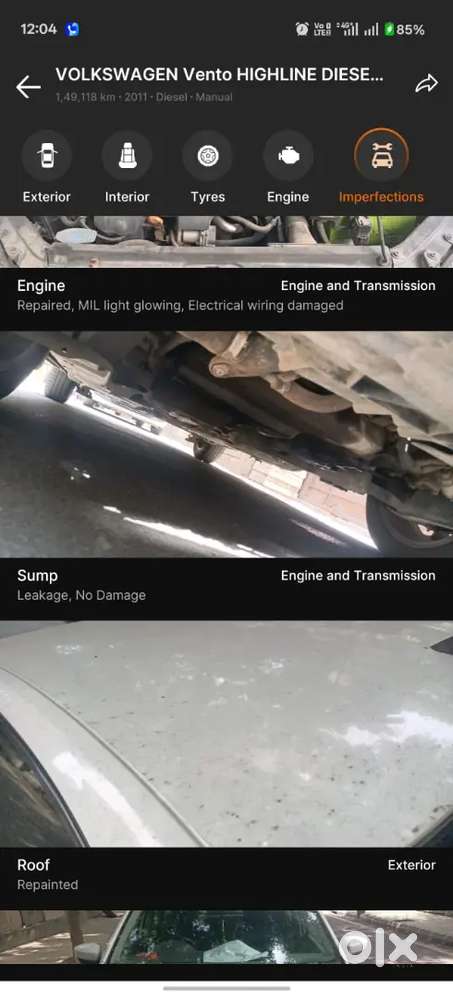 Volkswagen Vento Diesel Highline 2011 Car