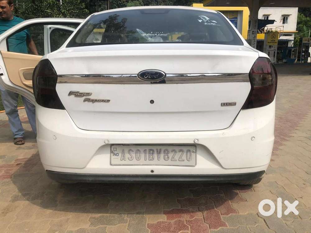 Ford Figo Aspire White Colour 2016 Diesel In Good Condition
