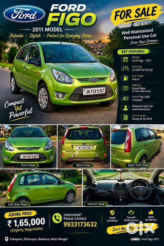 Ford Figo 1.2 Petrol 2011