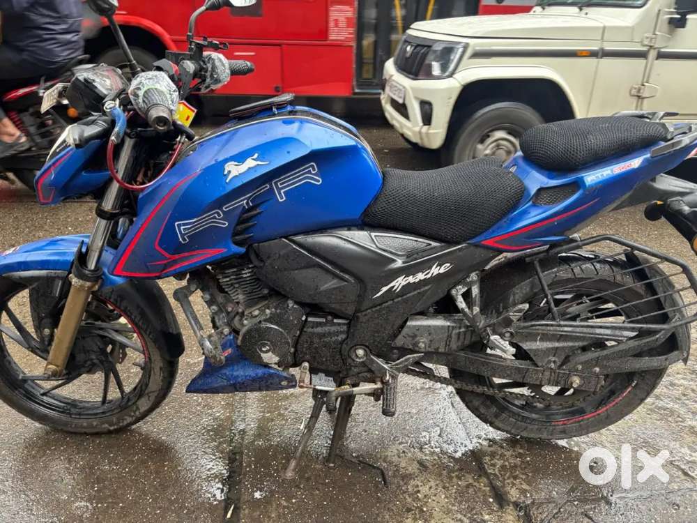 Tvs Motor Tvs Apache 160 4v Bs6 Blue Dual Channel Apache Rtr 160 - Main Image