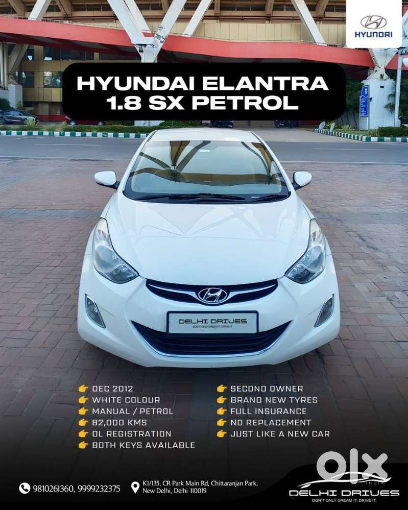 Hyundai Elantra 1.8 Sx Mt, 2012, Petrol