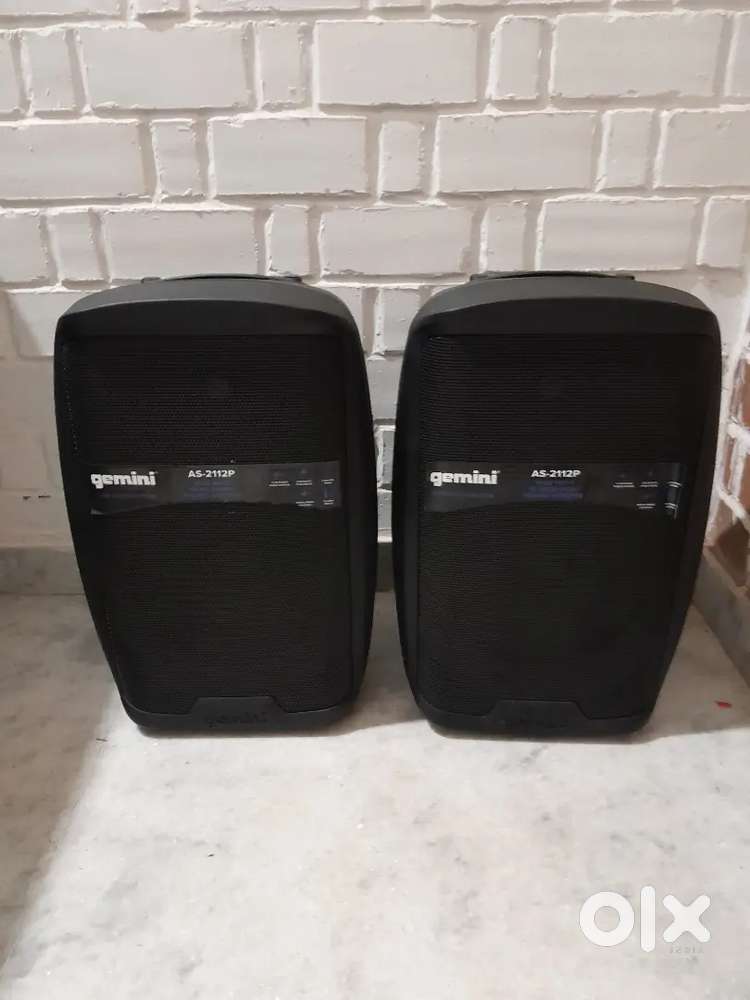 Option 1 (Highly Searchable): Gemini AS-2112P 1500W Active PA Speakers