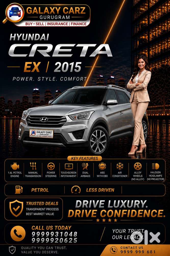 Hyundai Creta Sx Mt, 2015, Petrol