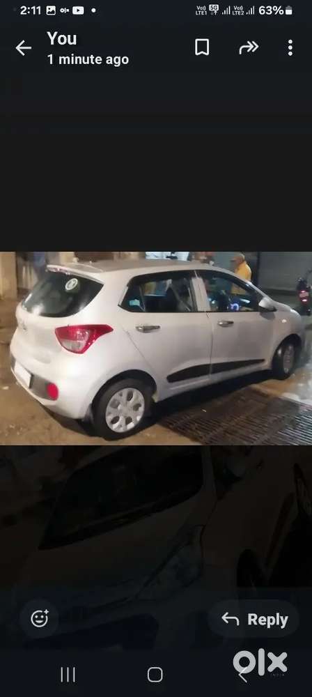 Hyundai Grand I10 2017 Petrol 51000 Km Driven.silver Colour..