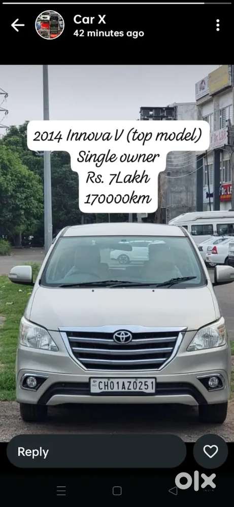 Toyota Innova Diesel 2012 Car