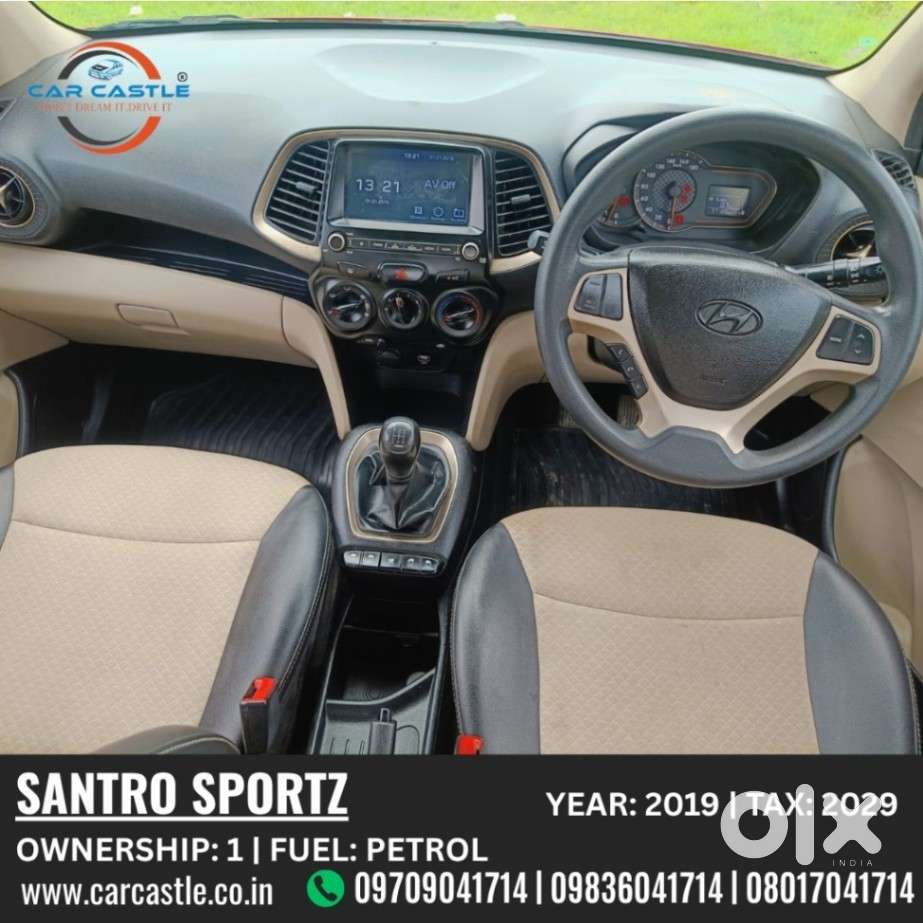 Hyundai Santro Sportz, 2019, Petrol