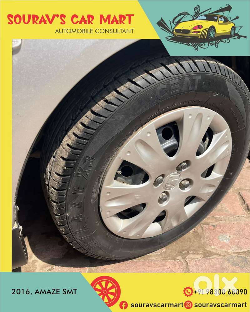 Honda Amaze 1.2 S I-vtec, 2016, Petrol