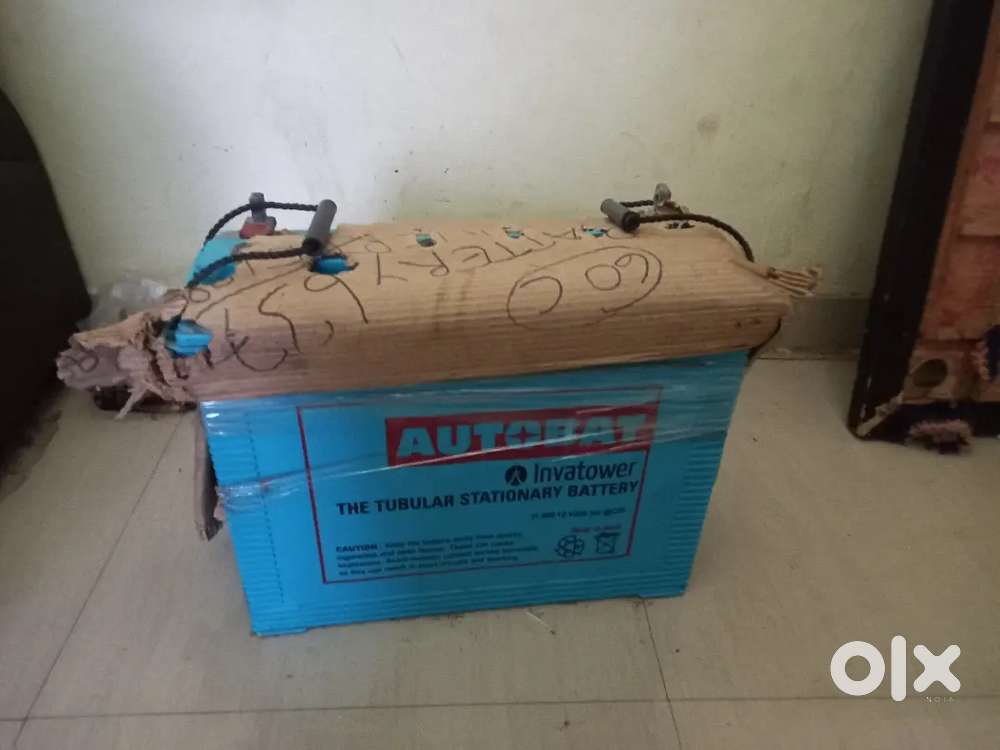 Unused Luminous 1050 Inverter + Autobat 220Ah Tubular Battery & Stand
