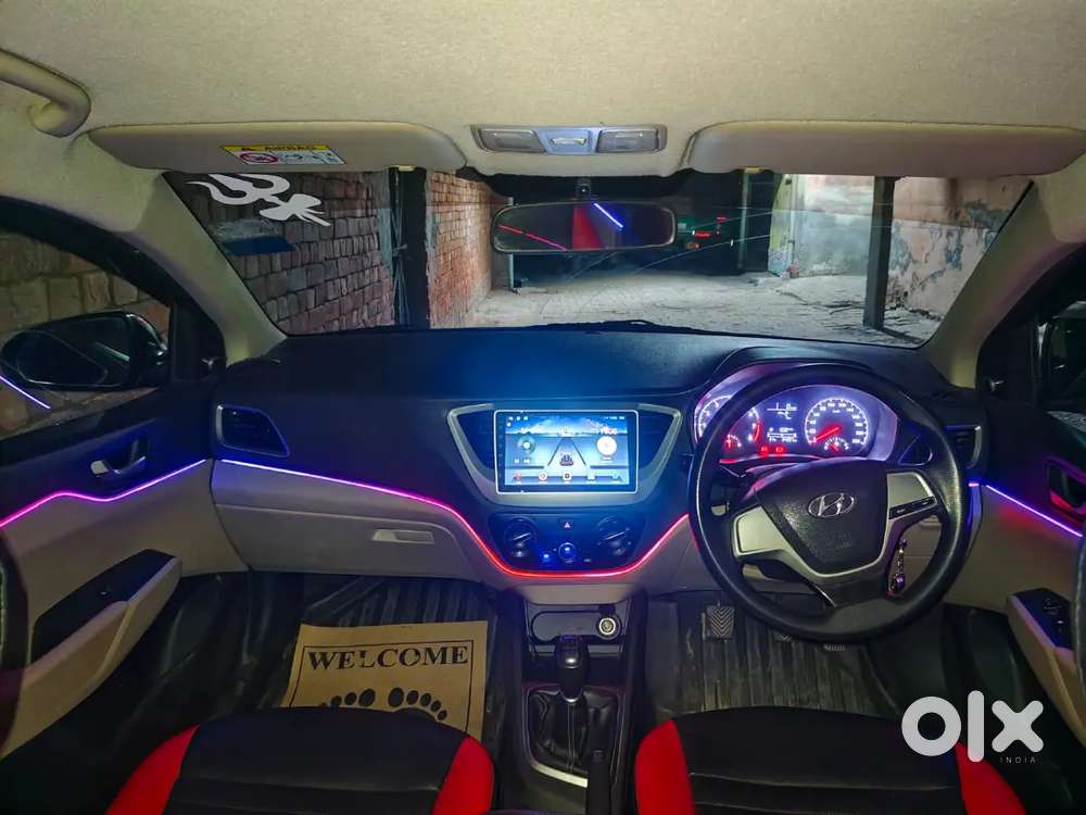 Hyundai Verna With Alloy Wheels,ambience Light