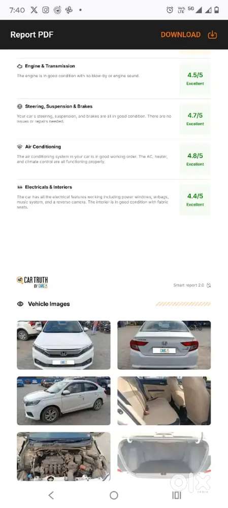 Honda Amaze 2021 Petrol Well Maintained