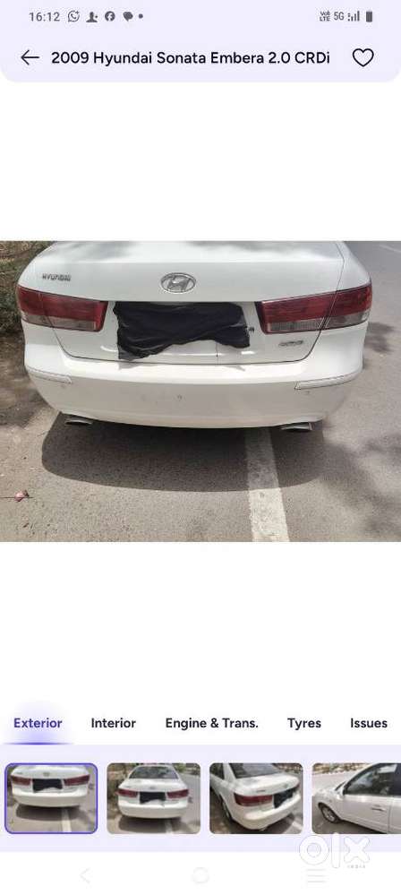 Hyundai Sonata Embera 2.0l Crdi Mt, 2009, Diesel