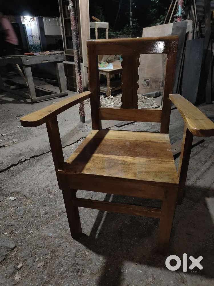 This is a wooden chair, made from solid wood Other Household