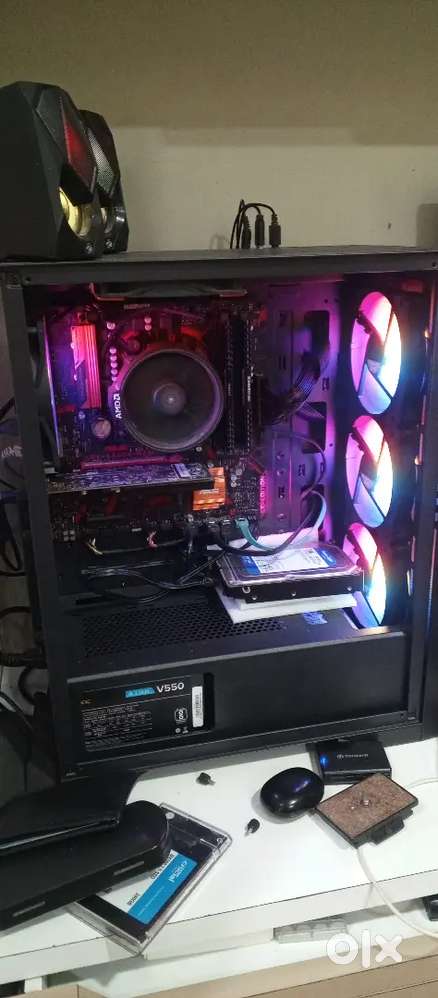 Pc computer,AMD Ryzen 7 2700 6-core, 12-thread , 32 gb ram DDR 4