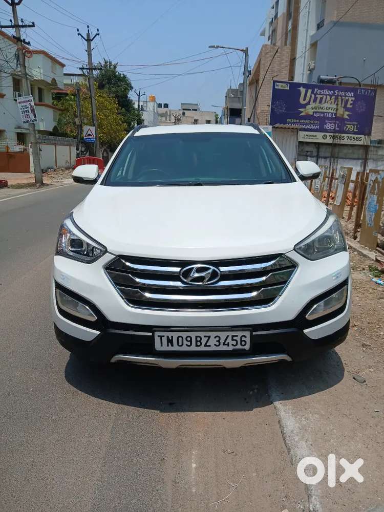 2014 Santafe Sx Automatic Diesel Ac Working Insurance Current 1st Owne