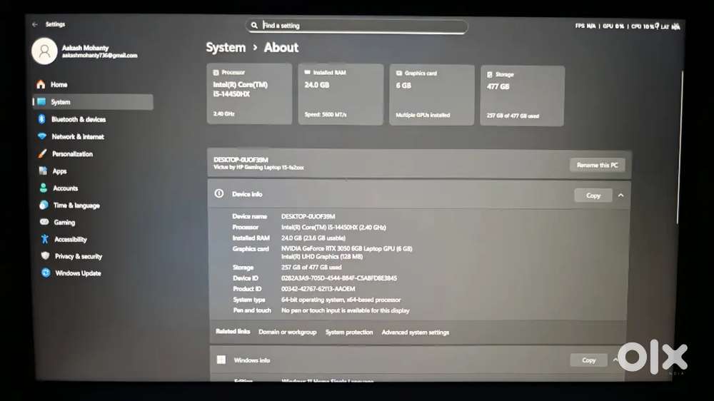 3 month old laptop for sale