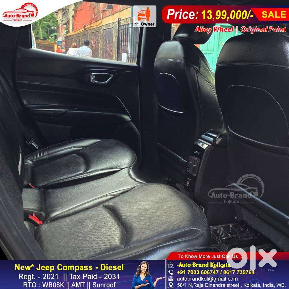 Jeep Compass 2.0 Limited Plus 4x4 Diesel At, 2021, Diesel